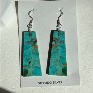 Jameson Pete Navajo handmade slab earrings